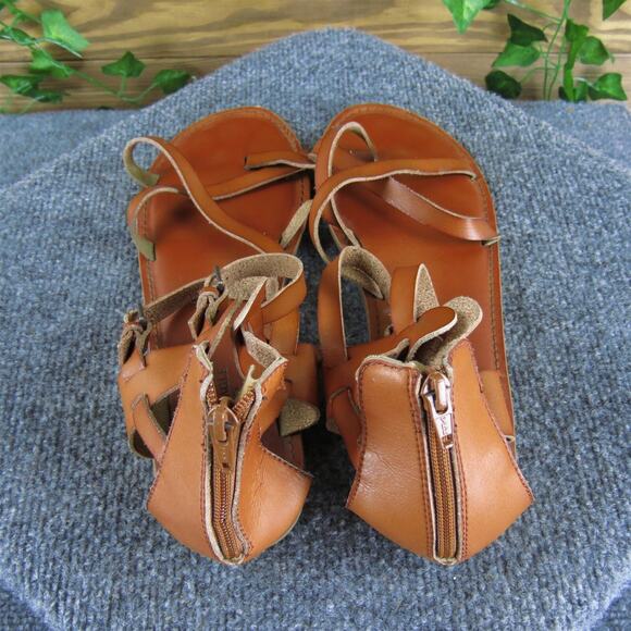 American Eagle Women's Strappy Brown Synthetic Sz 10 Medium‎ Gently Used 2025 - Picture 4 of 6